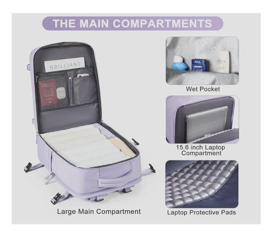 Maleta De Viaje Con Bollsillo De Zapatos