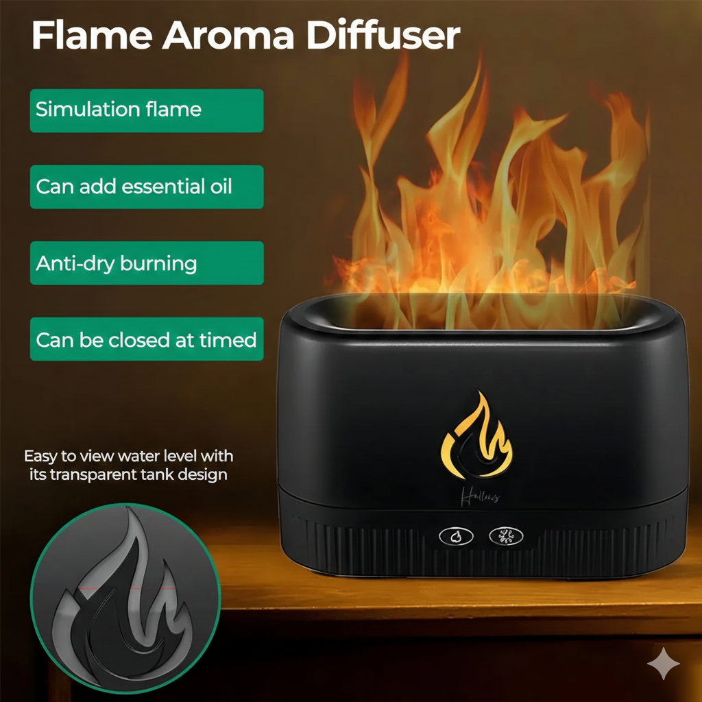 Humificador Chimenea Difusor Aromatico